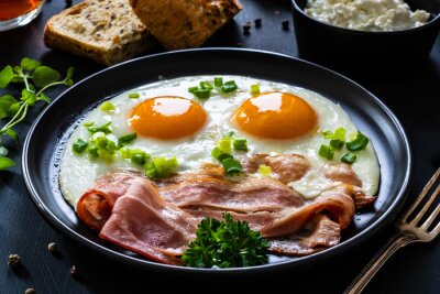 Two Eggs with Cheese & Meat